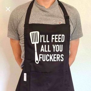 I'll feed all you fuckers apron up to XXL